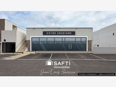 AV murs commerciaux neufs 485m² + parking à Cuers 