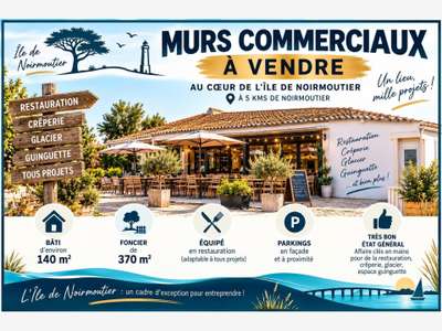 Vente murs fort potentiel à Noirmoutier-en-l'Île