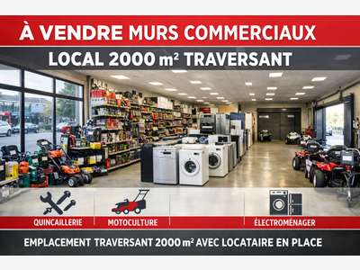Murs commerciaux mixtes 2000m² empl N°1 Noyon