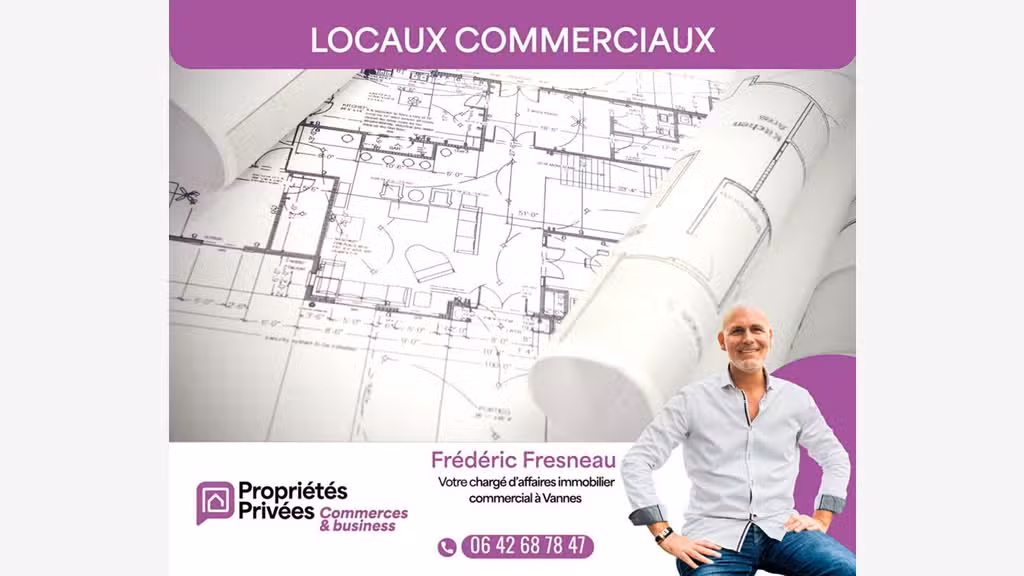 A vendre murs commerciaux occupés à Auray centre