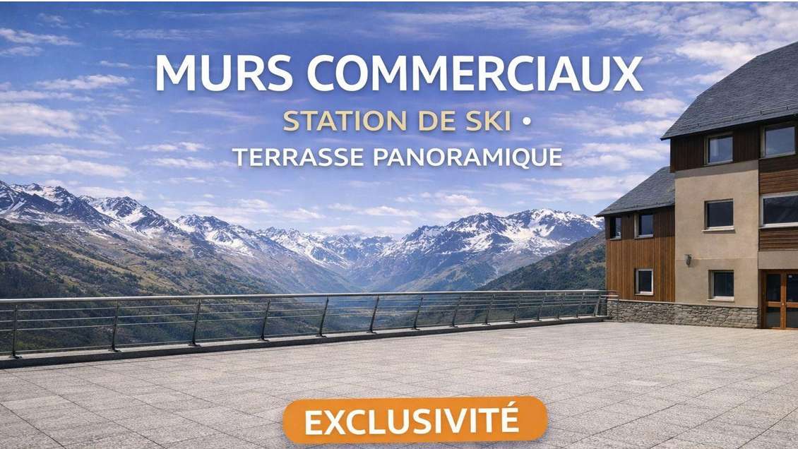 Vente murs bar restaurant 220m² à Peyragudes