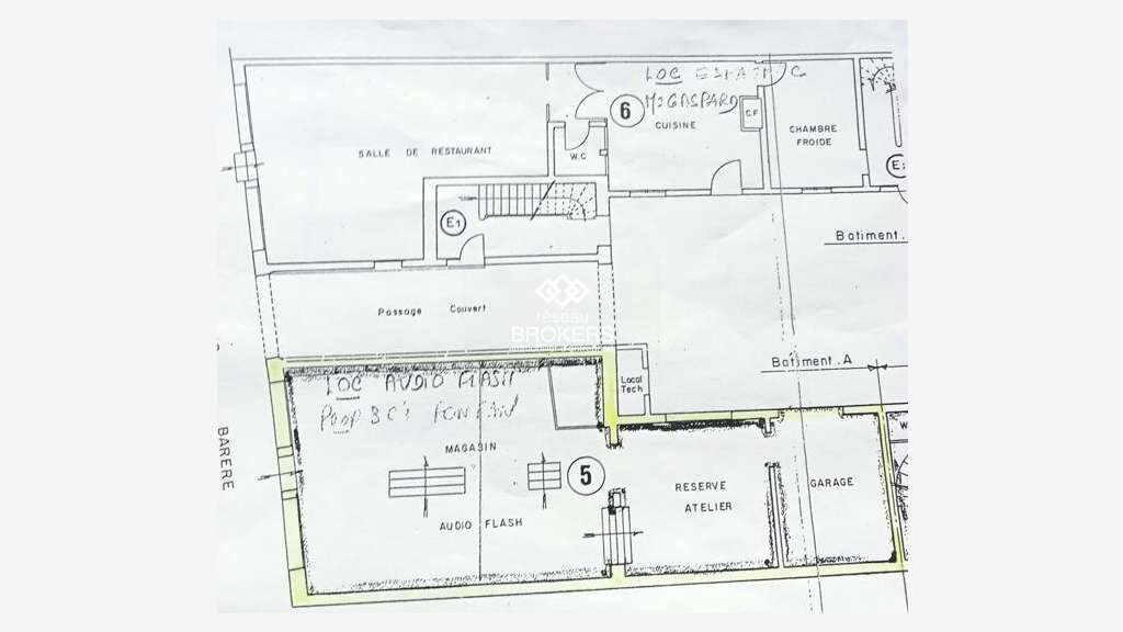 Vente murs commerciaux 128m² à Tarbes proche Gare