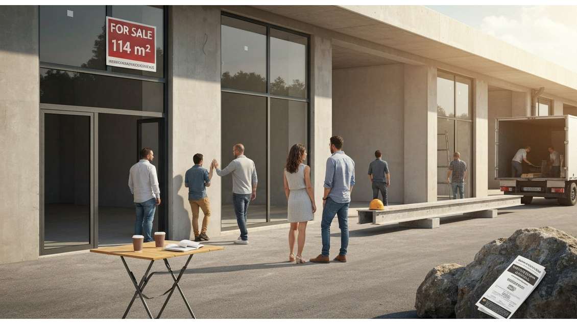 Vente local livré brut 114m² à Ajaccio Vazzio