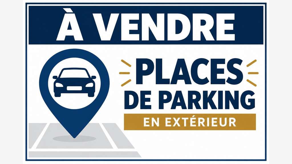 AV 4 places de stationnement à l'entrée d'Arbonne