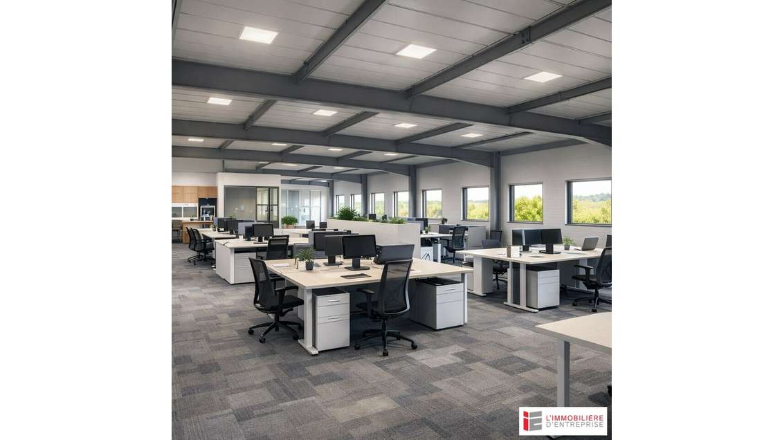 Plateau de bureaux 197m² bord 4 voies Rennes-Redon