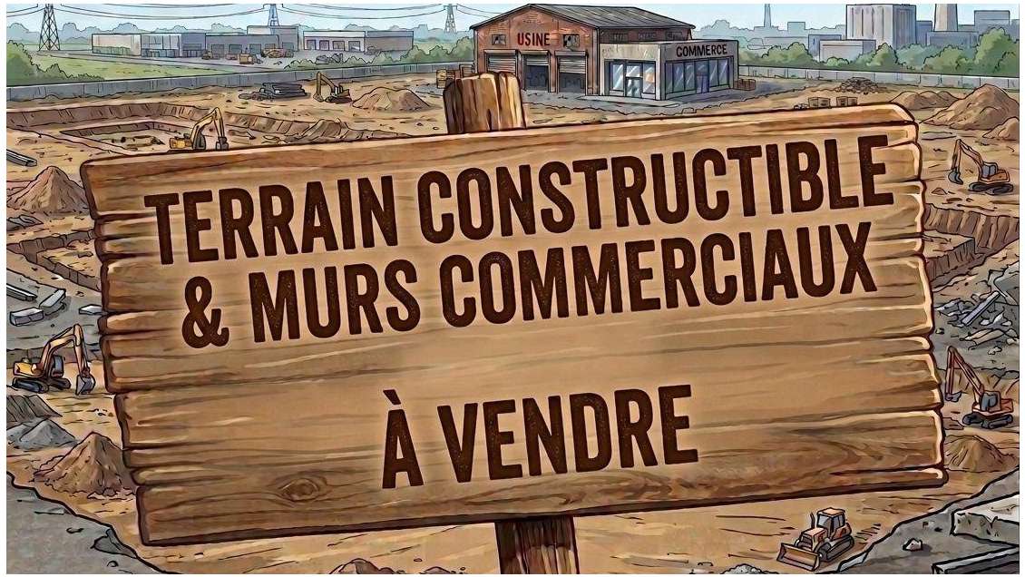 Vente usine + pole foncier à St Pierre Montlimart