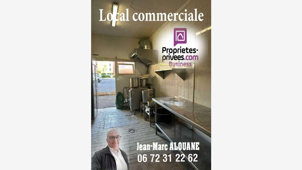 Vente local commerce rue piétonne du cap d'Agde