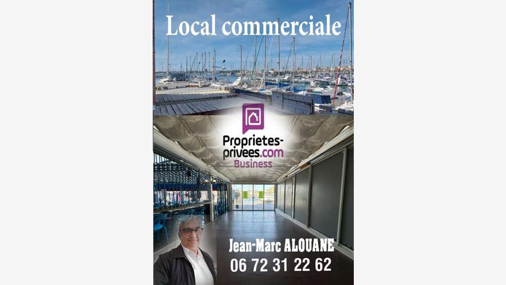 Vente local commerce rue piétonne du cap d'Agde