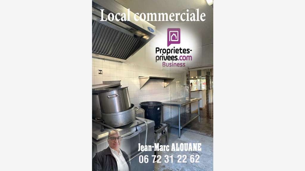 Vente local commerce rue piétonne du cap d'Agde