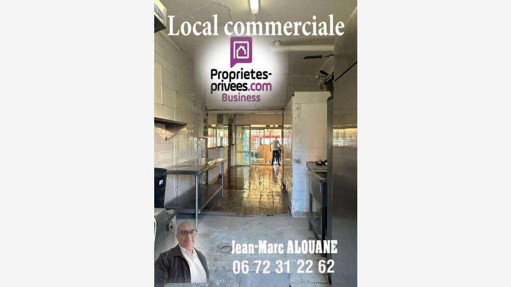 Vente local commerce rue piétonne du cap d'Agde