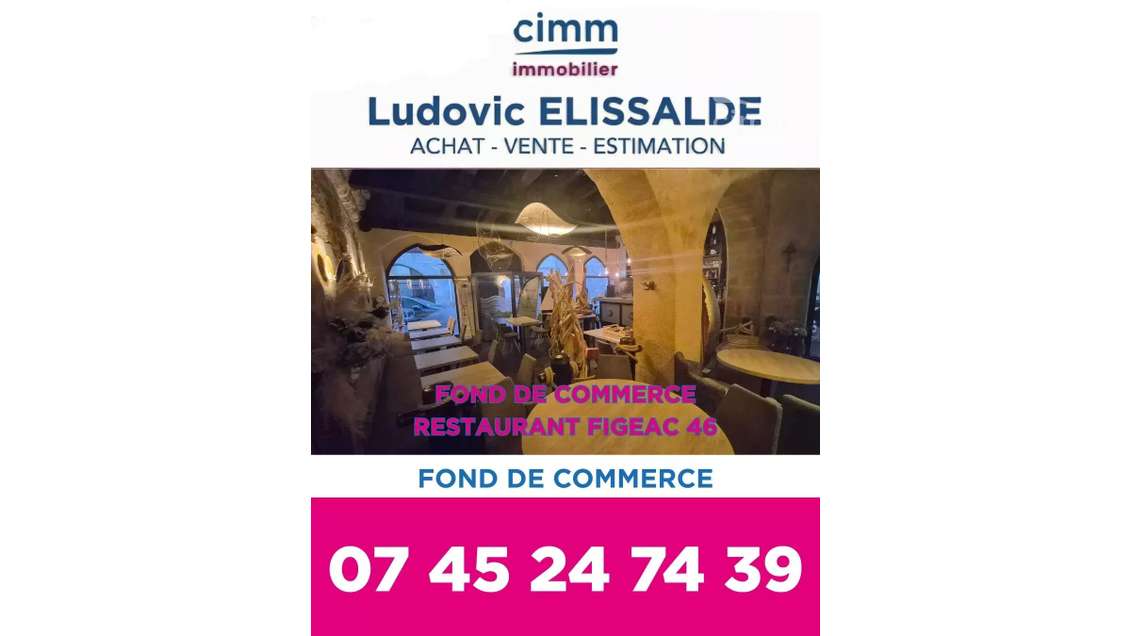 A vendre espace commercial de 350m² à Figeac