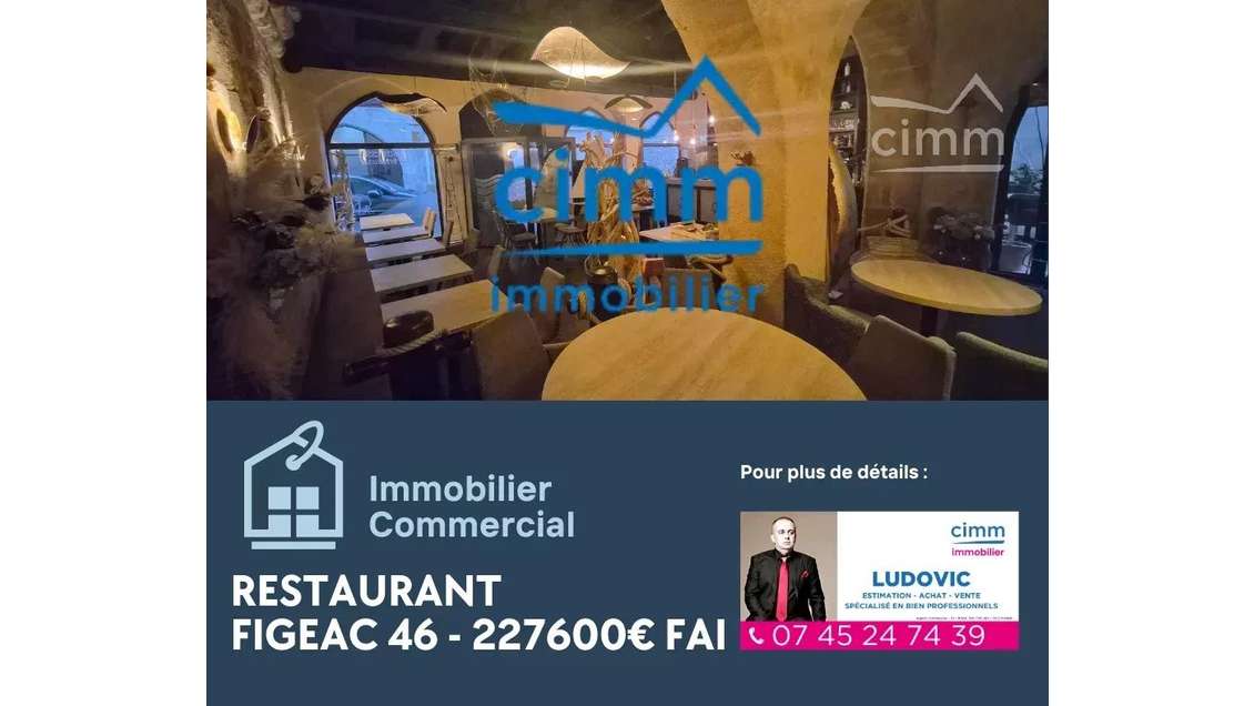 A vendre espace commercial de 350m² à Figeac