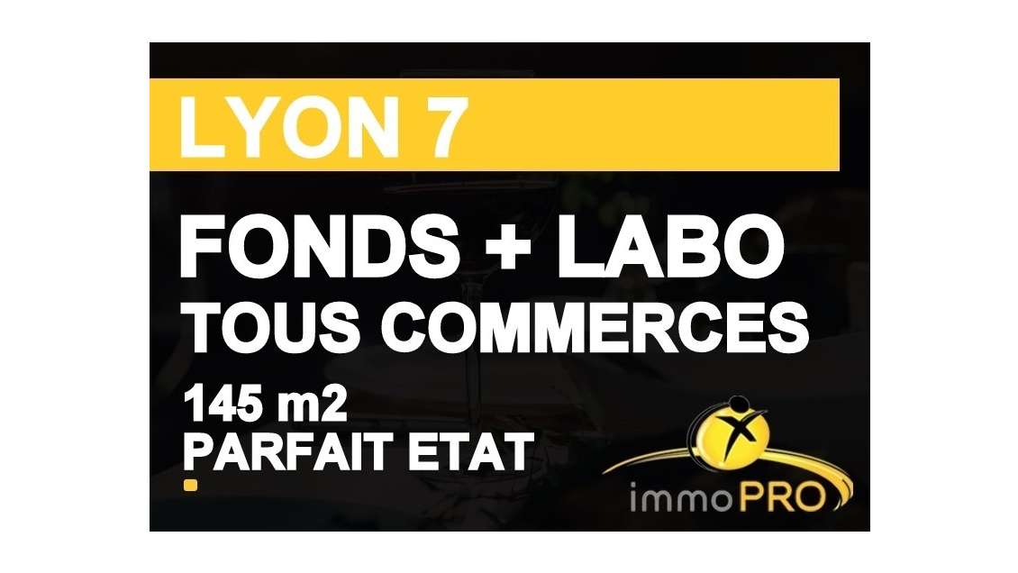 A vendre local de 145m² sur axe passant à Lyon