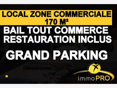 Vente local commercial de 170m² empl N°1 à Mions