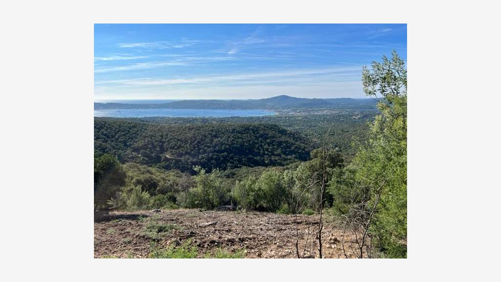 Vente terrain 38 hectares vue mer à Sainte Maxime