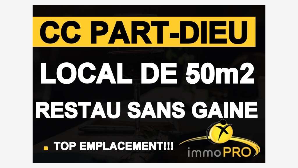 Opportunité très rare centre commercial Part-Dieu