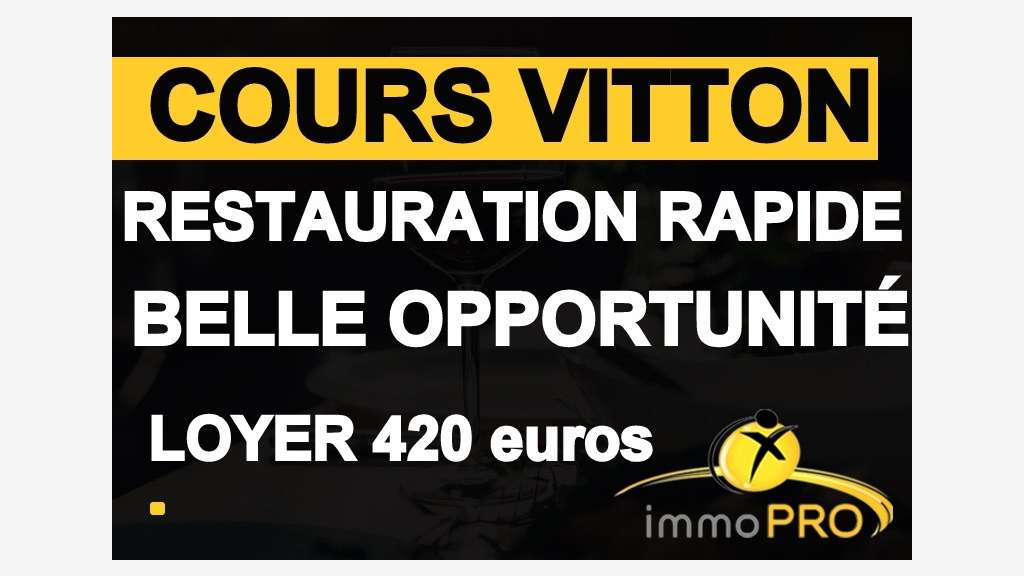 Vente local restauration rapide 38m² à Lyon 69006