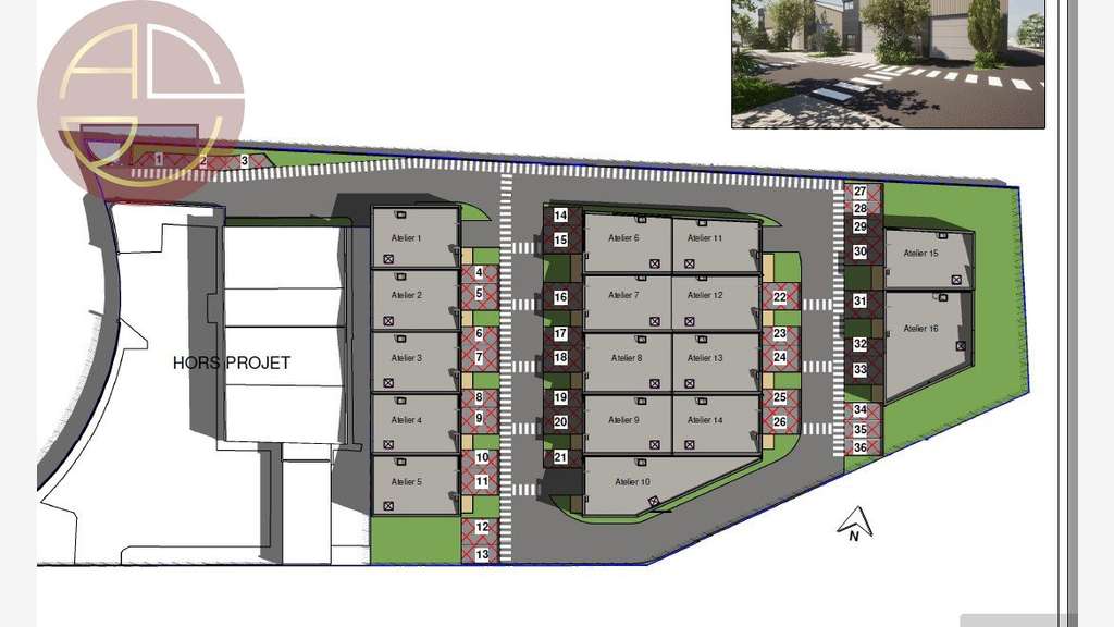 Vend locaux d'activité et commerciaux 2733m² Muret