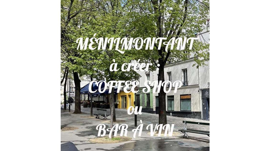 Cession DAB local Ménilmontant - Rue Boyer 75020