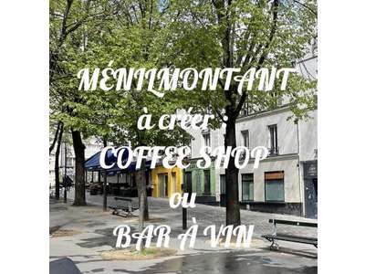 Vente Locaux commerciaux - Boutiques à Paris 20e