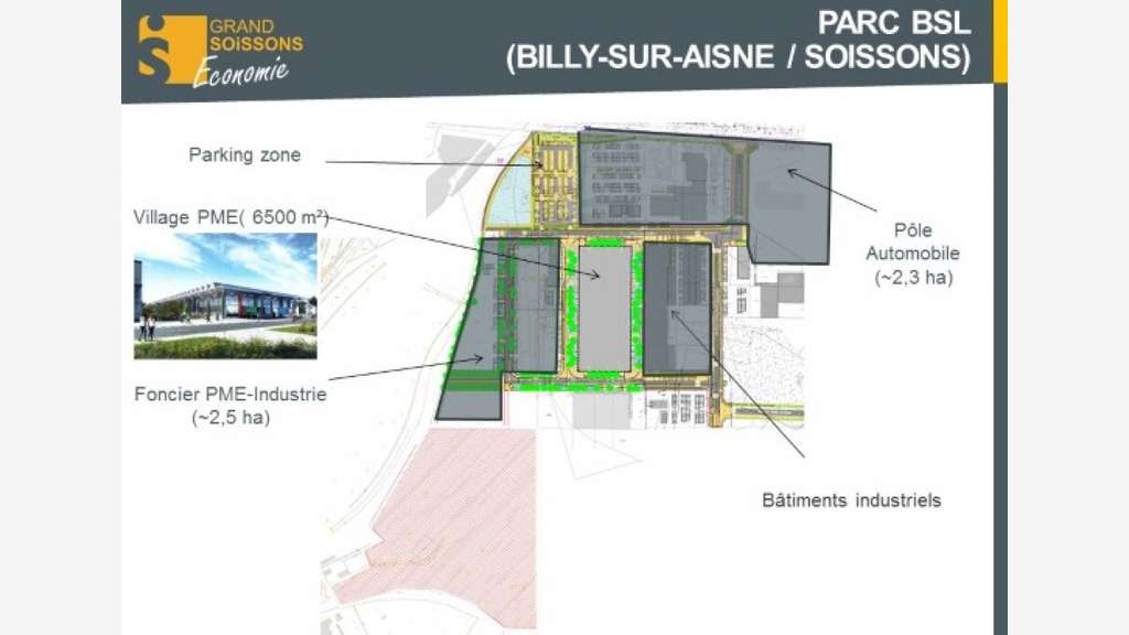 Terrain 2.3ha à vendre à Billy sur Aisne