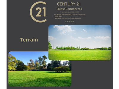 Vente Terrains industriels et agricoles à Quimper
