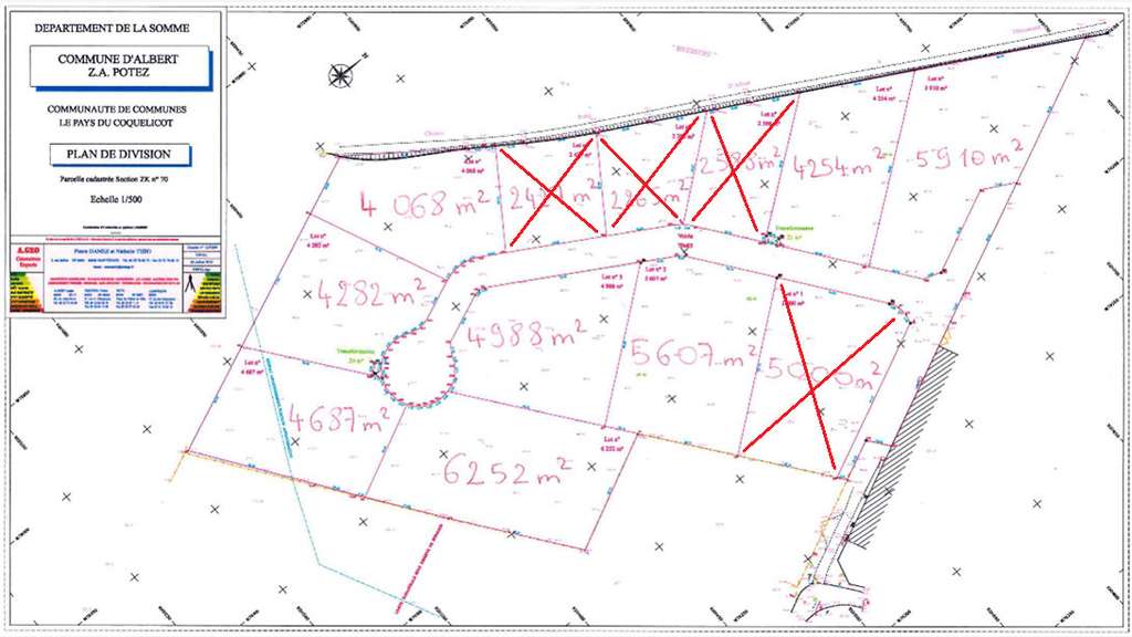 Terrains industriels 4.5ha à vendre à Albert