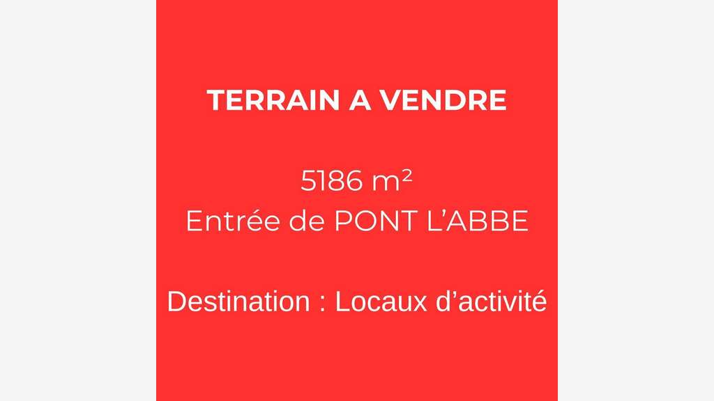 Terrain de 5186m² à vendre à Plonéour-Lanvern