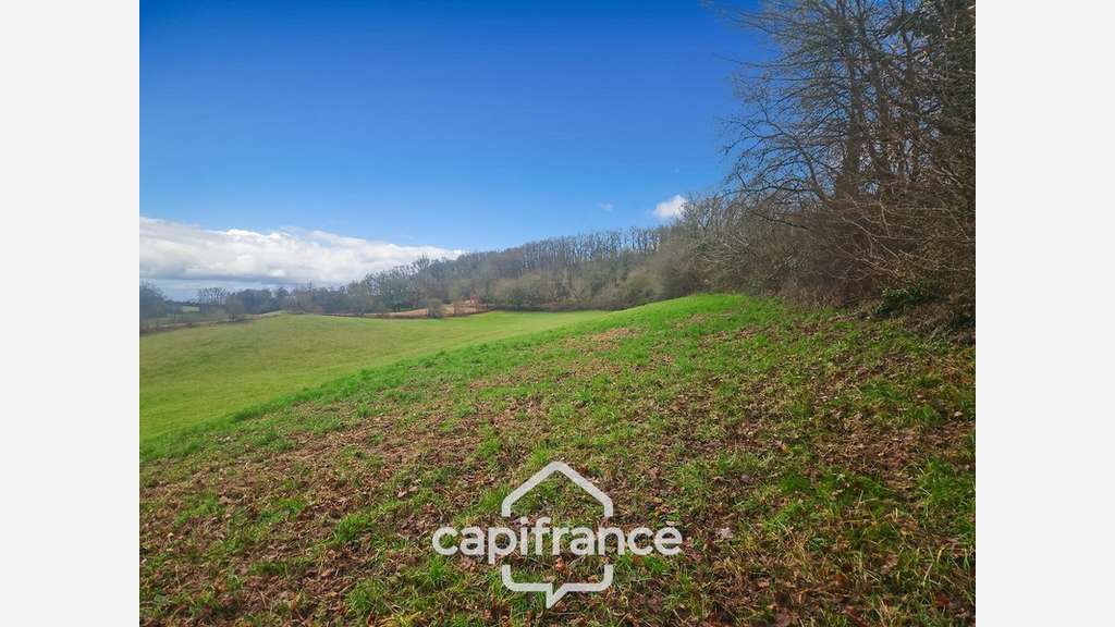 Prairie, terrain de 2.3 hectares avec source