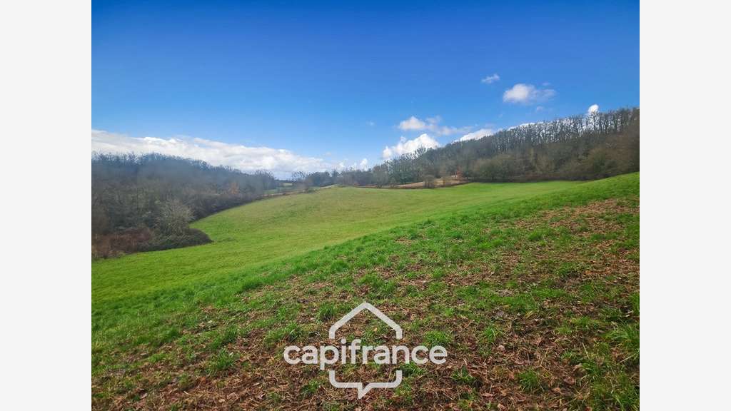 Prairie, terrain de 2.3 hectares avec source