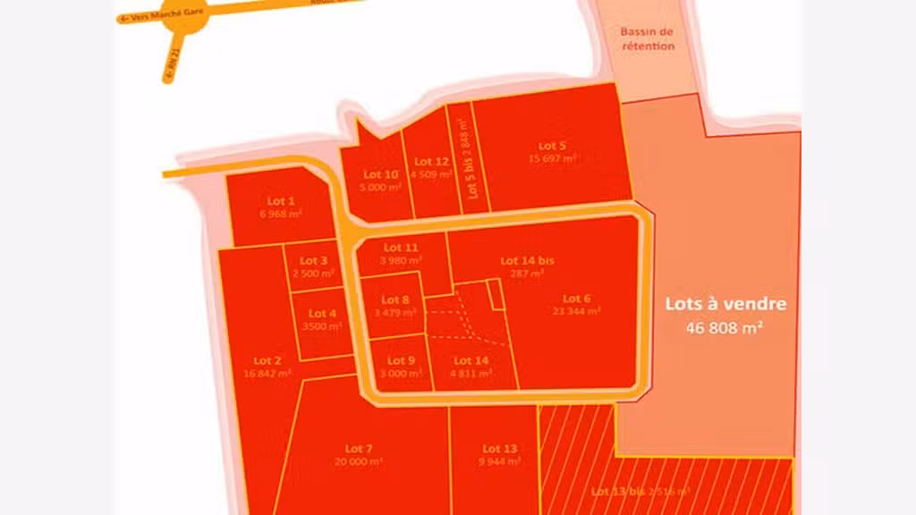 AV terrain ind/com 46808m² à Villeneuve-sur-Lot