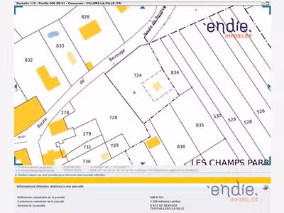 À vendre – Terrain constructible de 12,99 ares av