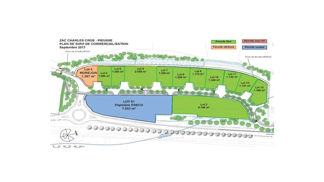 Terrain industriel à vendre près de Carcassonne 