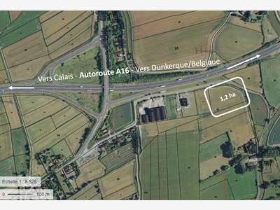 À construire terrain de 12 000m² à Saint-Folquin
