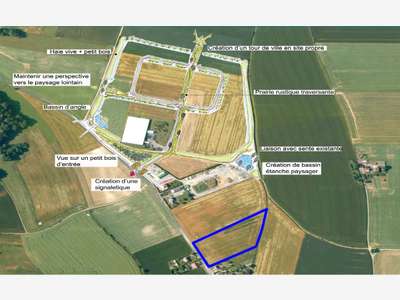 Vente terrains artisanaux 7.5ha Sacy le Grand