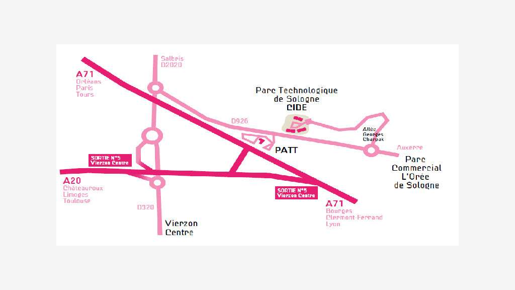 87 ha de terrains industriels à vendre à Vierzon