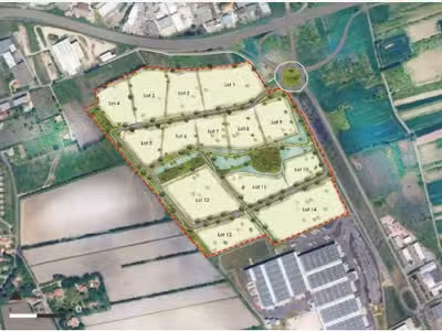 À vendre terrains industriels à Entraigues