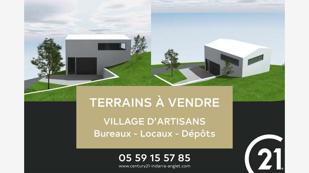 Terrain de 400m² à vendre en za Maignon à Anglet