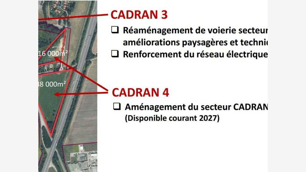 Terrain à vendre 38000m² à Bourg-en-Bresse (01)