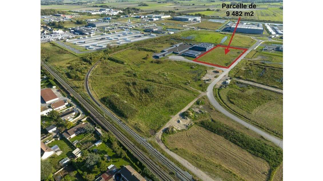 Terrain 9482m² à vendre ZAC la Turquerie à Calais