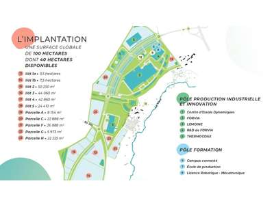 Vente Terrains industriels et agricoles à Caligny