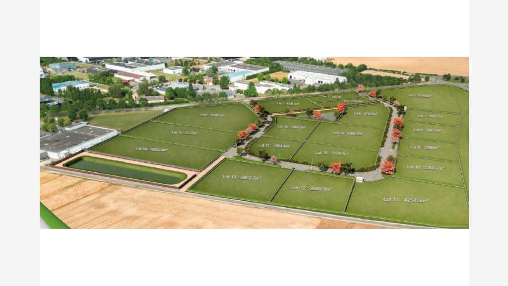 À vendre – Terrains industriels de 2 307 à 12 576 