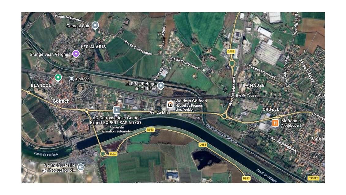 terrrain constructible 2104 m2 - GOLFECH