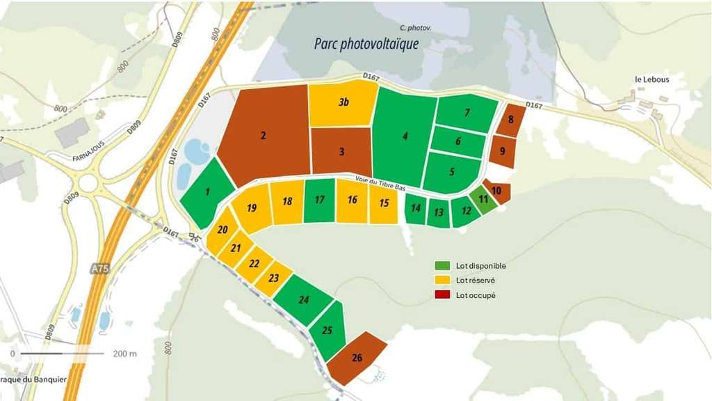 A vendre terrains industriels de 4000 à 30000m²