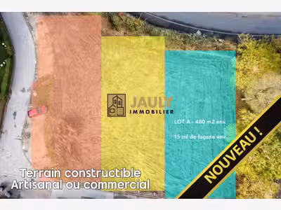 Vente Terrain artisanal ou commercial 480m² Meaux