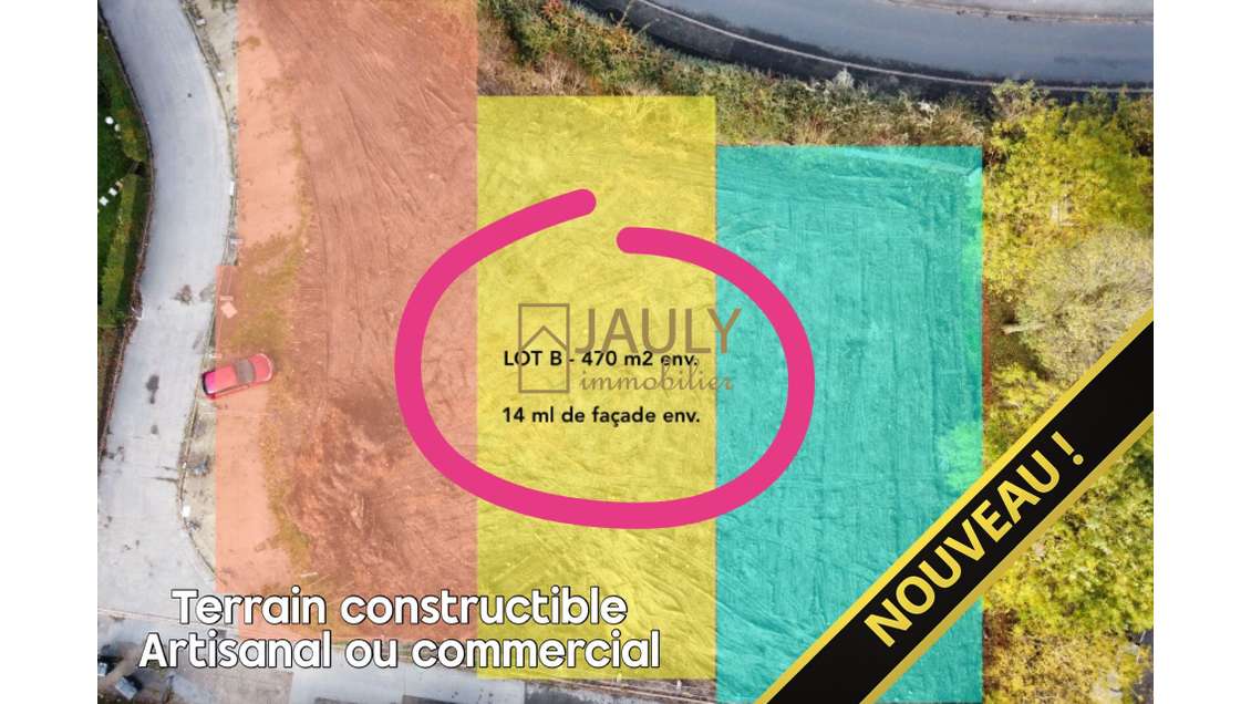 Terrain artisanal ou commercial 470 m²