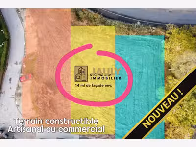 Cède terrain artisanal ou commercial 470m² à Meaux