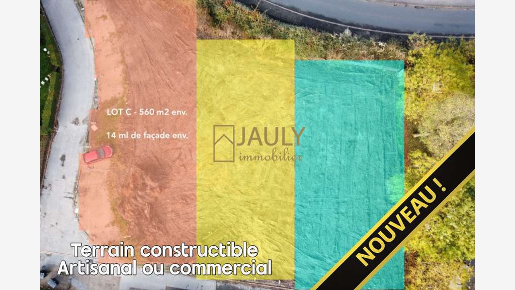 Vente terrain artisanal ou commercial 560m² Meaux