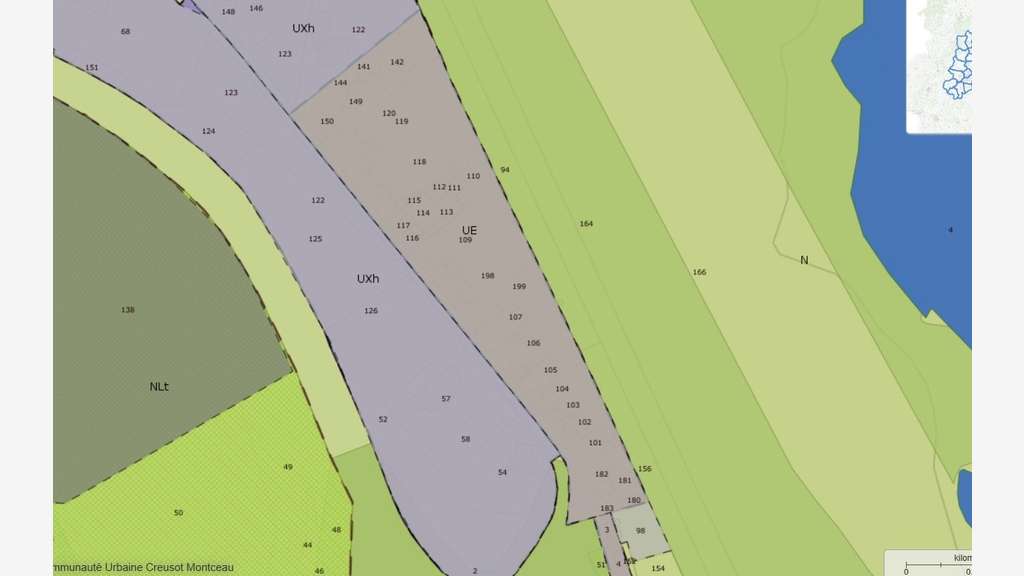 À vendre Terrains de 500 à 9 995m² à Montchanin