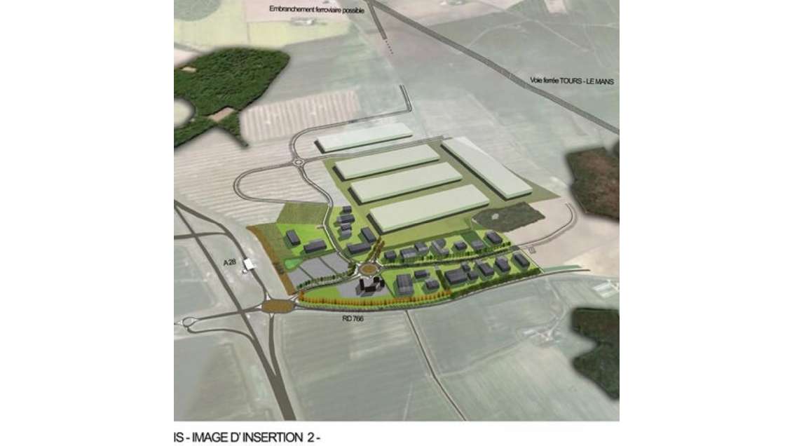 À vendre 32 ha de terrains industriels à Neuillé